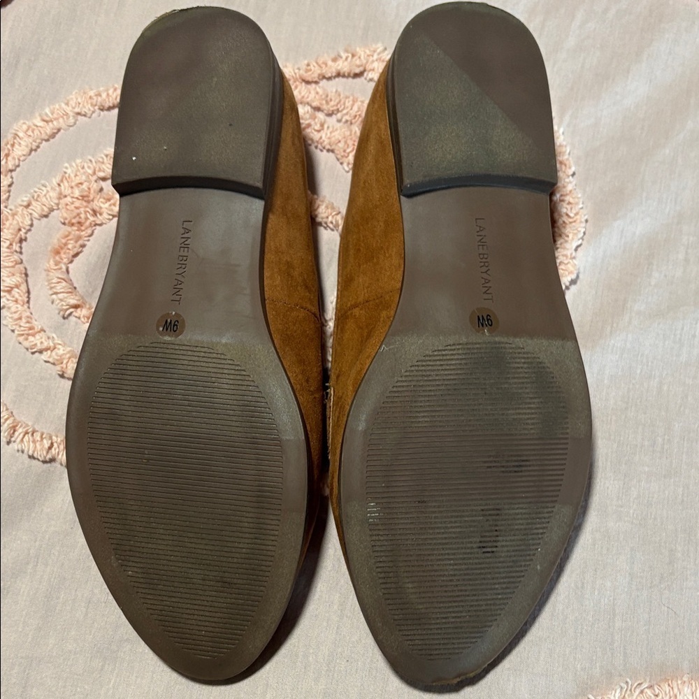 Lane Bryant Tan Loafers 9 Wide - Picture 6 of 7